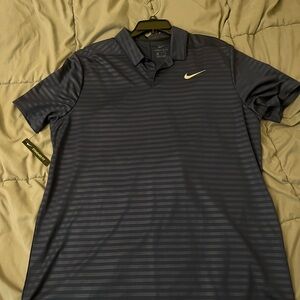 Nike Dri-Fit Polo Navy Blue Men’s Sz XL